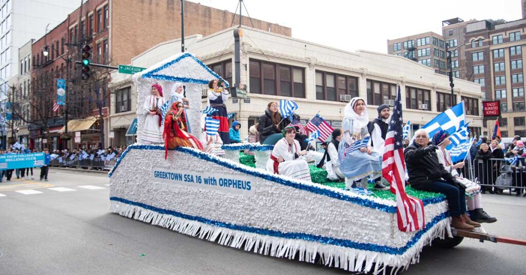 Greek Heritage Parade in Greektown 2023 Greektown Chicago